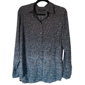 Banana Republic Blue Gray Button Down Shirt